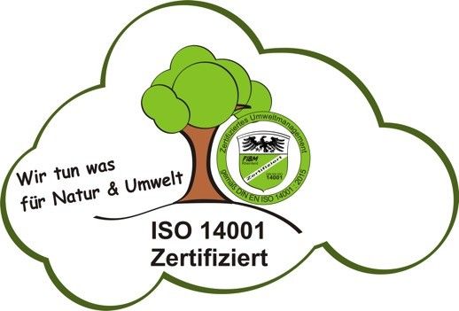 ISO 14001 zertifiziert